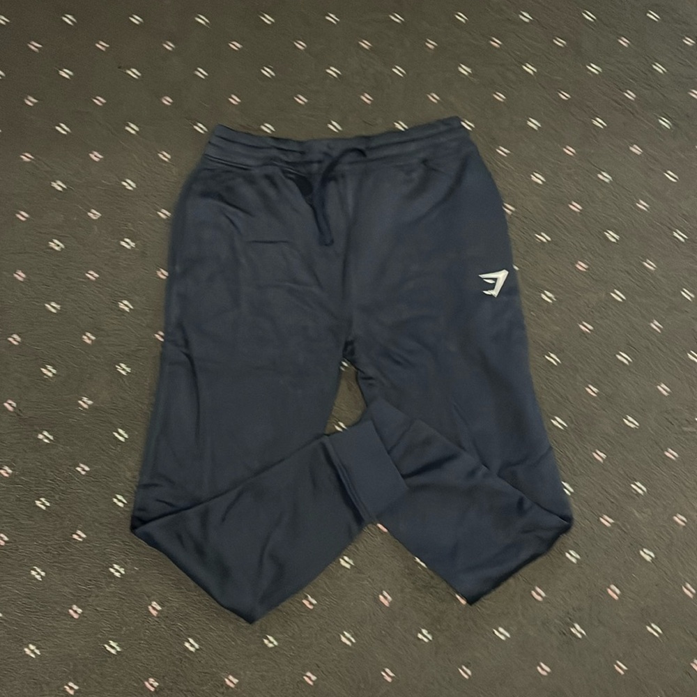 Gymshark dark blue joggers. Size medium.
